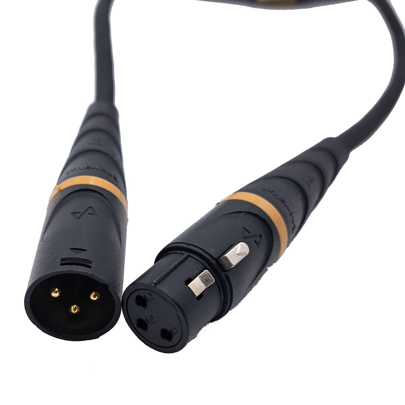 Aya 10ft (10 Feet) XLR 3-Pin male to Female Microphone Extension Cable 22AWG