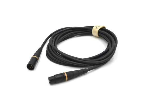 1 m microphone cable XLR female to XLR male 3 pin - True Mold Technology