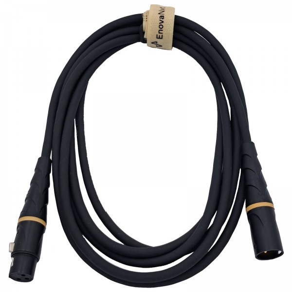 3m balanced microphone cable with rugged XLR connectors