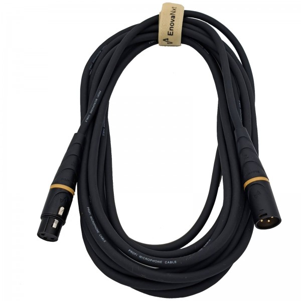 High-quality XLR microphone cable with 6 metre cable length and True Mold Technology